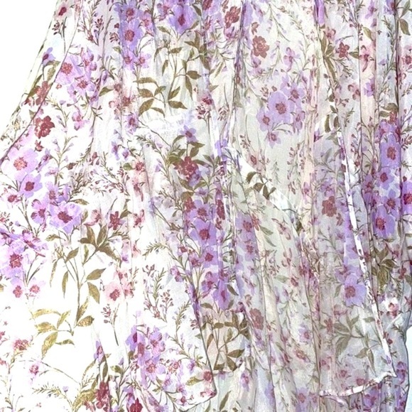 Charlotte Russe Floral Open Front Kimono Swim Coverup - Picture 3 of 11